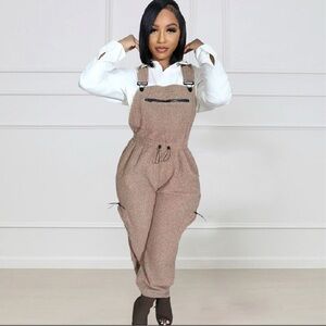 Stylish Brown Overalls